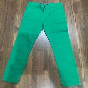 Men's Slim Straight Jeans - Green